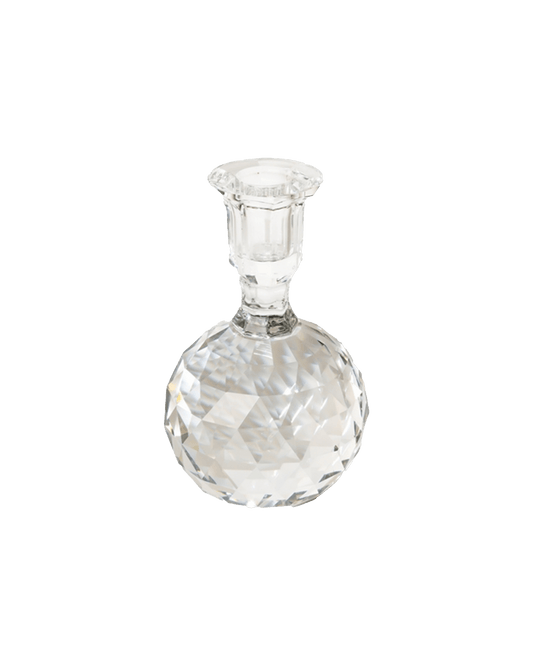 Crystal candle holder Clear - Maison SIA