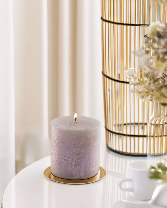 Cylinder Candle Metal - Maison SIA