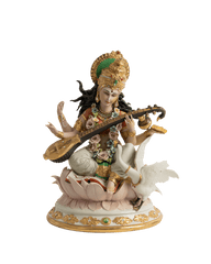 Divine Reflection Saraswati Idol