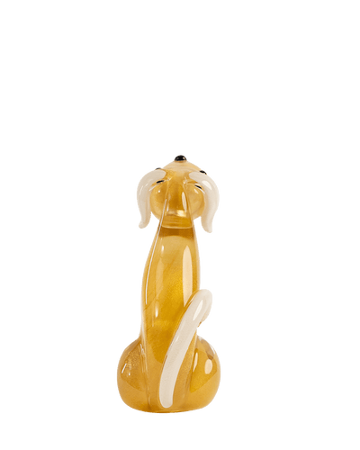 Dog Medium Amber & Gold