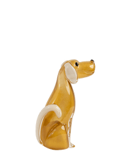 Dog Medium Amber & Gold