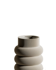 Dorn Vase in Deep Taupe 14 cm