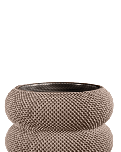 Dorn Vase in Deep Taupe 20 cm