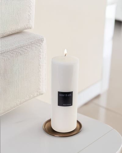 Elderflower Pillar Candle H20cm