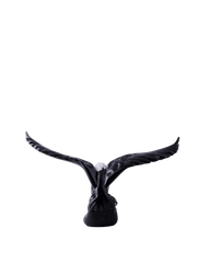 Elegant Monochrome Eagle Figurine