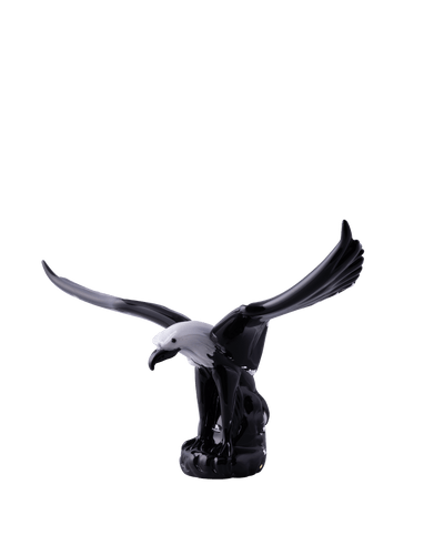 Elegant Monochrome Eagle Figurine