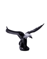 Elegant Monochrome Eagle Figurine