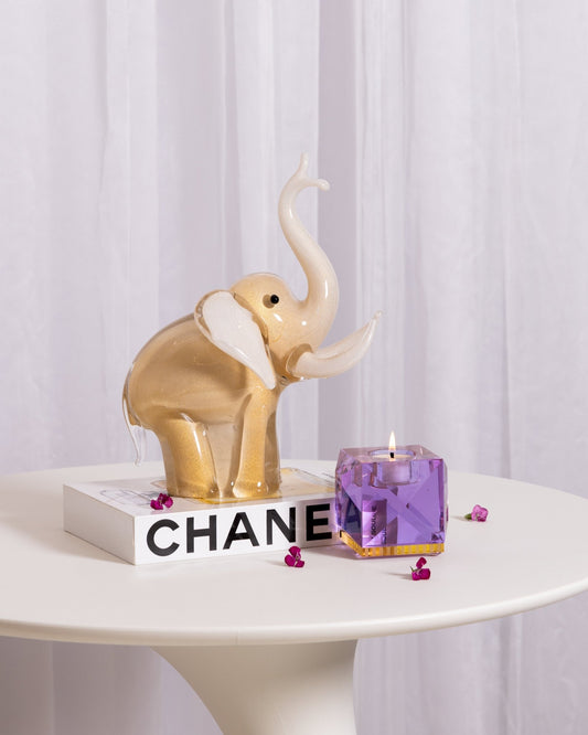 Elephant Up White & Gold - Maison SIA