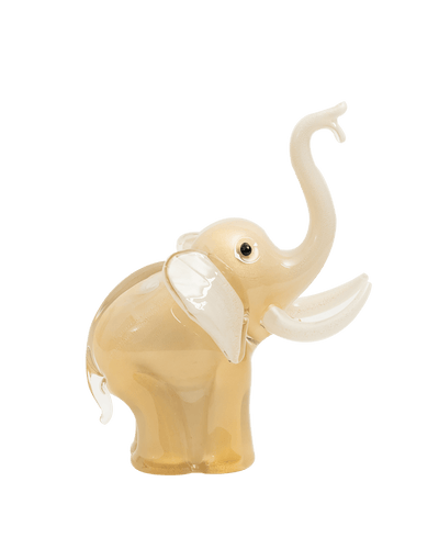 Elephant Up White & Gold