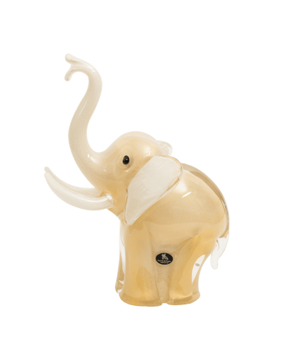 Elephant Up White & Gold