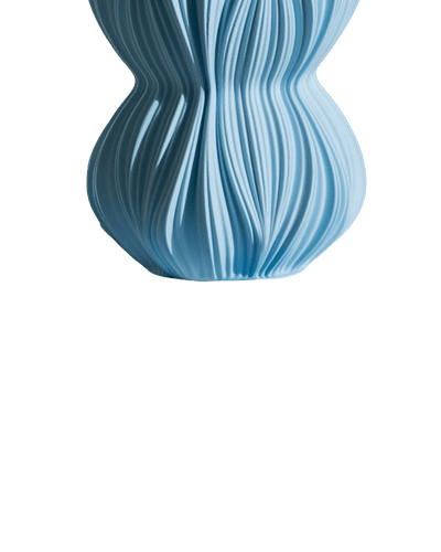Fald Vase in Faded Denim 16 cm