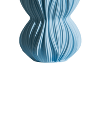 Fald Vase in Faded Denim 16 cm