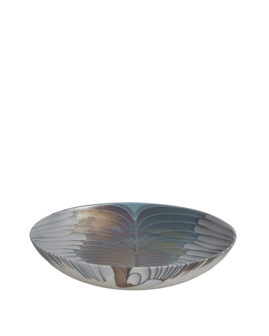 Filigrana turchese large folded plate - Maison SIA