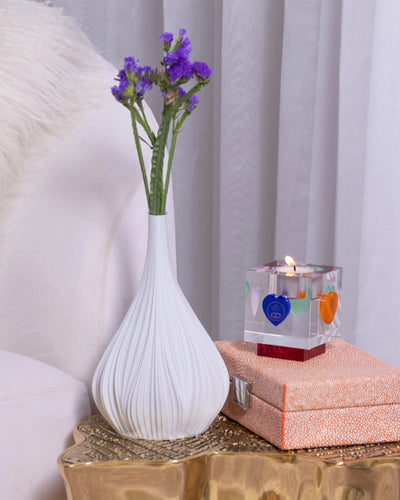 Flad Vase in Cool grey (104g)