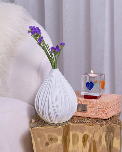 Flad Vase in Cool grey (169g)