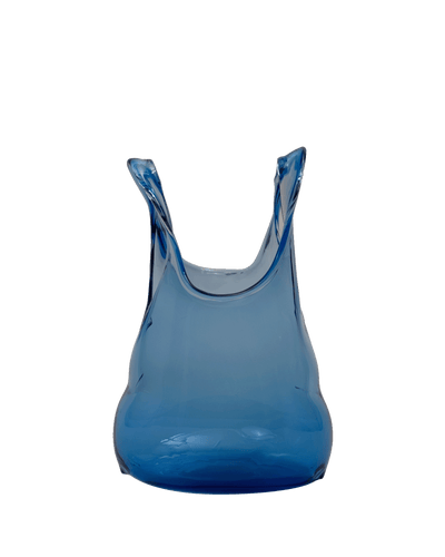 Glass Bag in Cobalt Blue