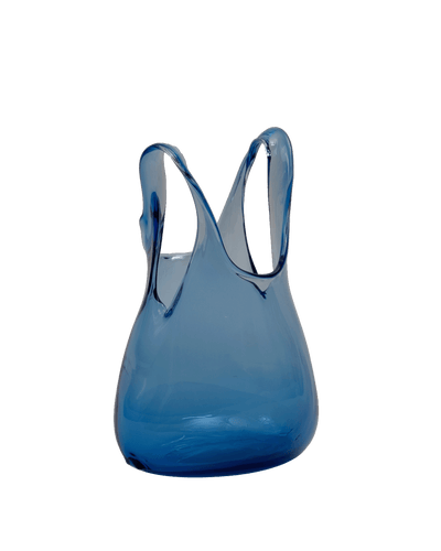 Glass Bag in Cobalt Blue