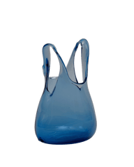 Glass Bag in Cobalt Blue