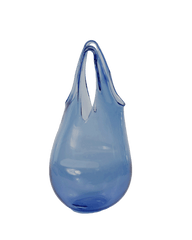 Glass Bag in Cobalt Blue