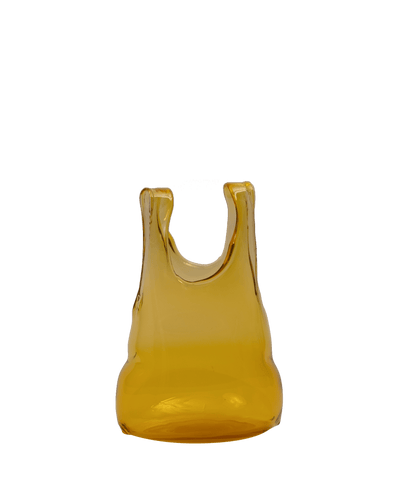 Glass Bag in Light Yellow