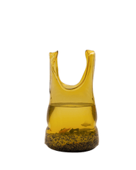 Glass Bag in Light Yellow