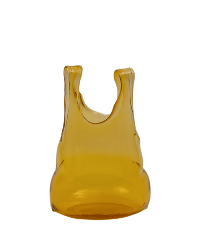 Glass Bag in Light Yellow