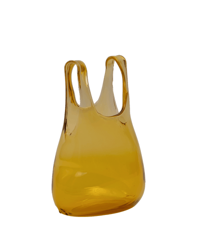 Glass Bag in Light yellow Small