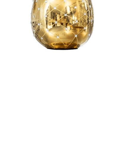 Gold Crystal Egg Shape Diffuser 250 ml