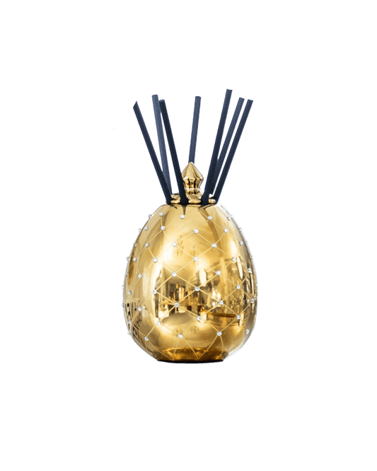 Gold Crystal Egg Shape Diffuser 250 ml - Maison SIA