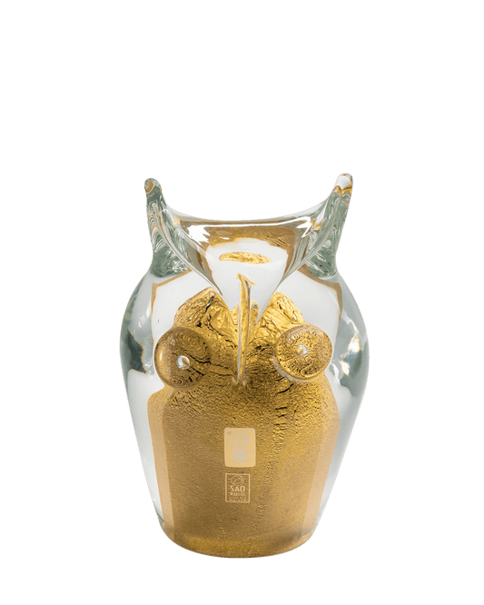 Golden Mesty: The 24K Gold Owl - Maison SIA