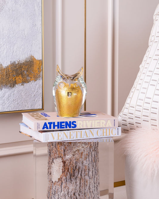 Golden Mesty: The 24K Gold Owl - Maison SIA