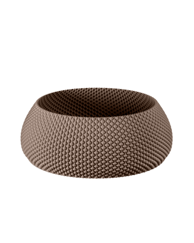 Hoyt Bowl in Deep Taupe 10 cm
