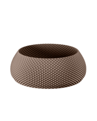 Hoyt Bowl in Deep Taupe 10 cm
