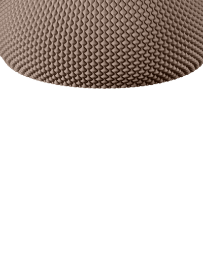 Hoyt Bowl in Deep Taupe 10 cm