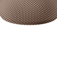 Hoyt Bowl in Deep Taupe 10 cm