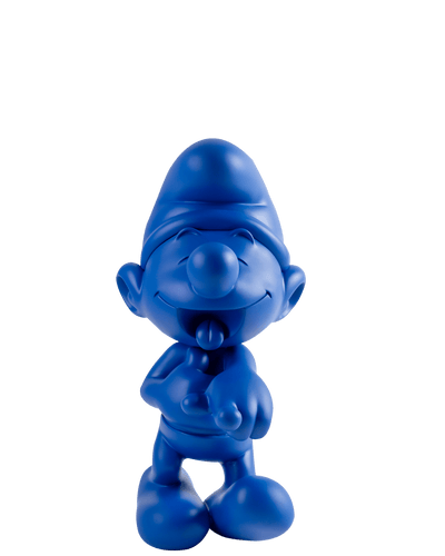 Jokey Smurf Figurine Matt Blue