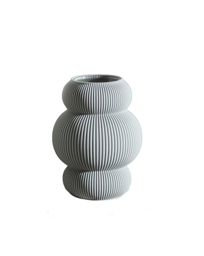 Koyl Vase in Stone Grey 16 cm