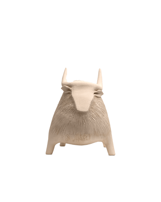 Large Bull in White - Maison SIA