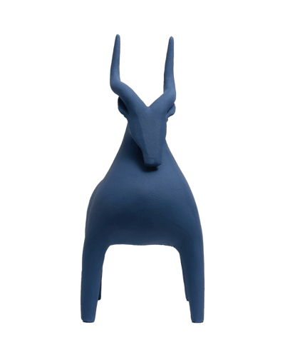 Large gazelle in blue