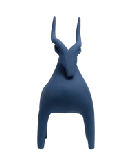 Large gazelle in blue