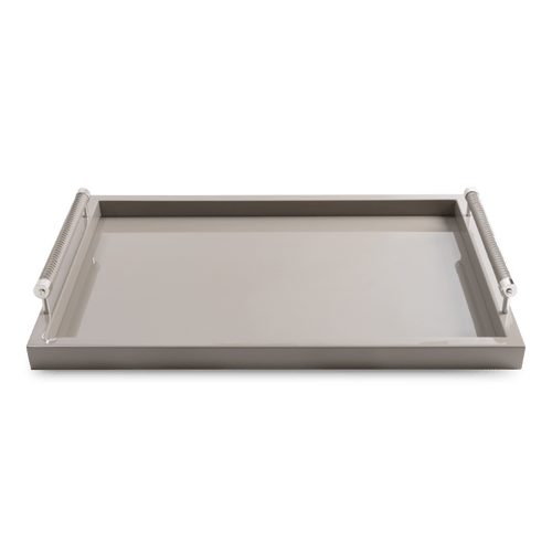 Large Grey Lacquered tray