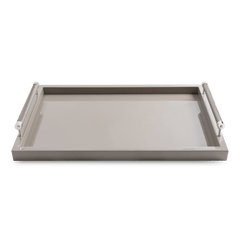 Large Grey Lacquered tray