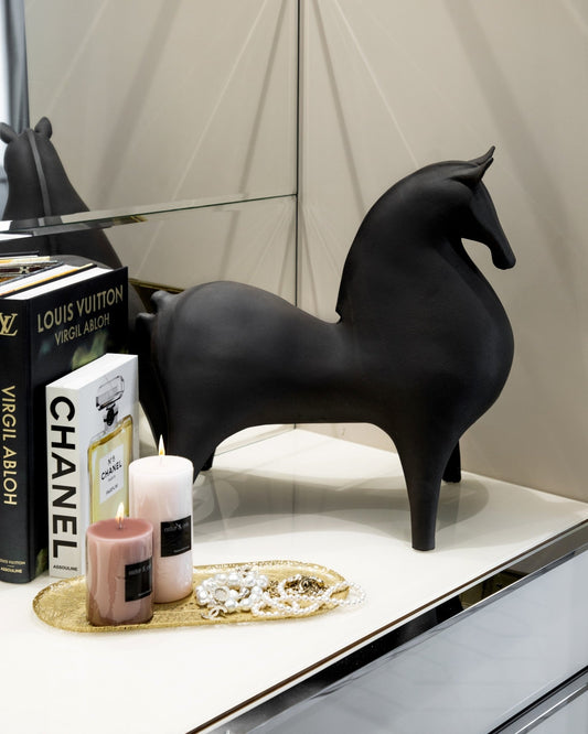 Large Horse in Black - Maison SIA