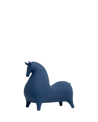 Large Horse in Blue