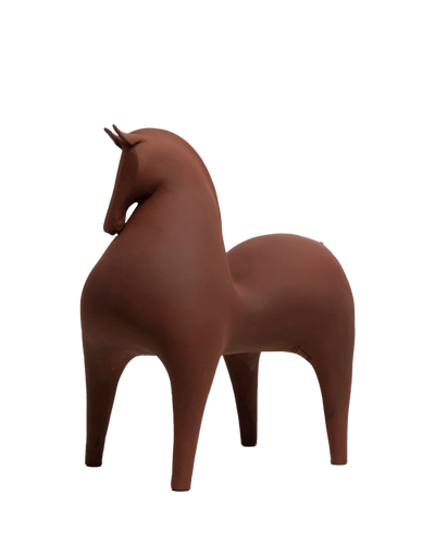 Large Horse in Rust