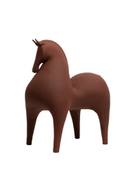 Large Horse in Rust