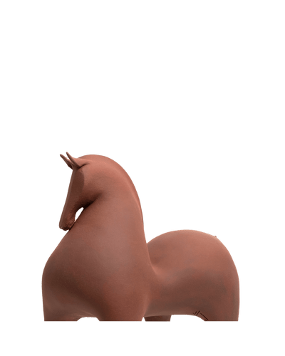 Large Horse in Rust