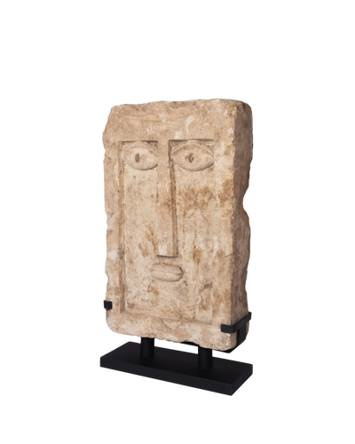 Large Iconic Stele with Greek Nose