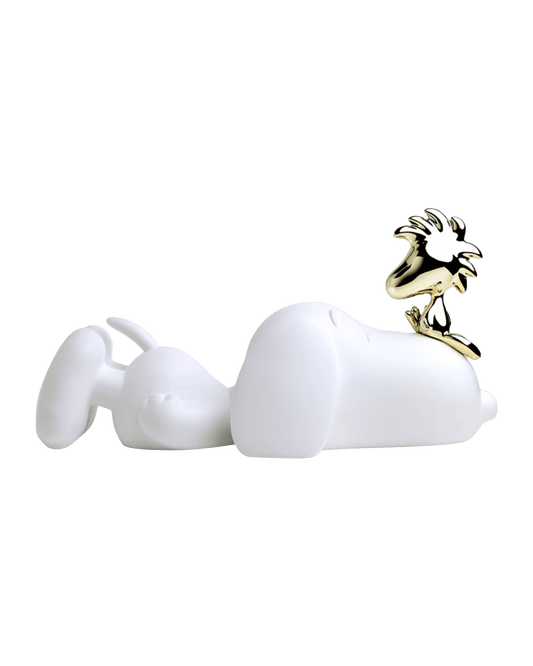 Leb-Snoopy & Woodstock White & Gold - Maison SIA