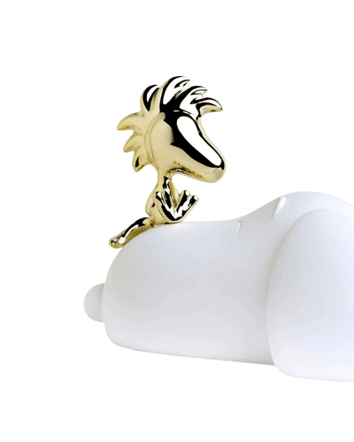 Leb-Snoopy & Woodstock White & Gold